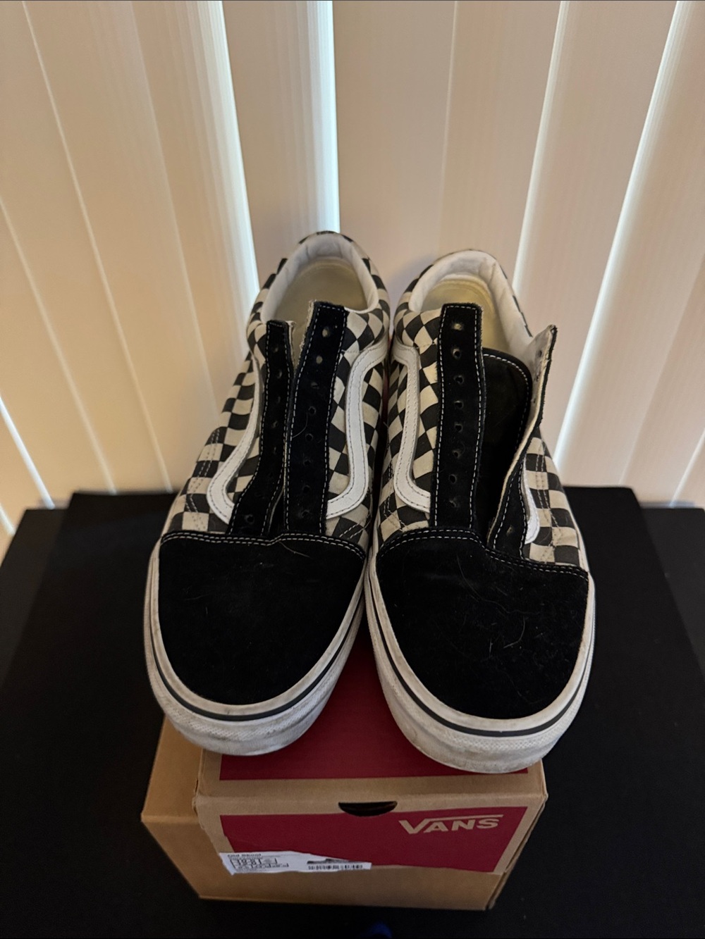 Vans Men’s Checkerboard Style in Black and White